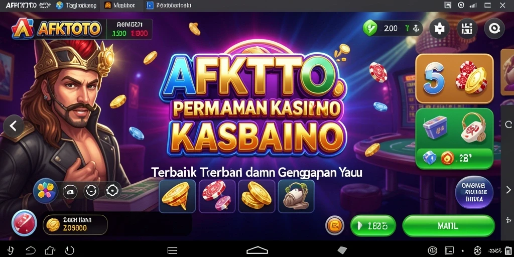 Screenshot gameplay AFKTOTO menampilkan pengalaman Kasino yang mendebarkan.
