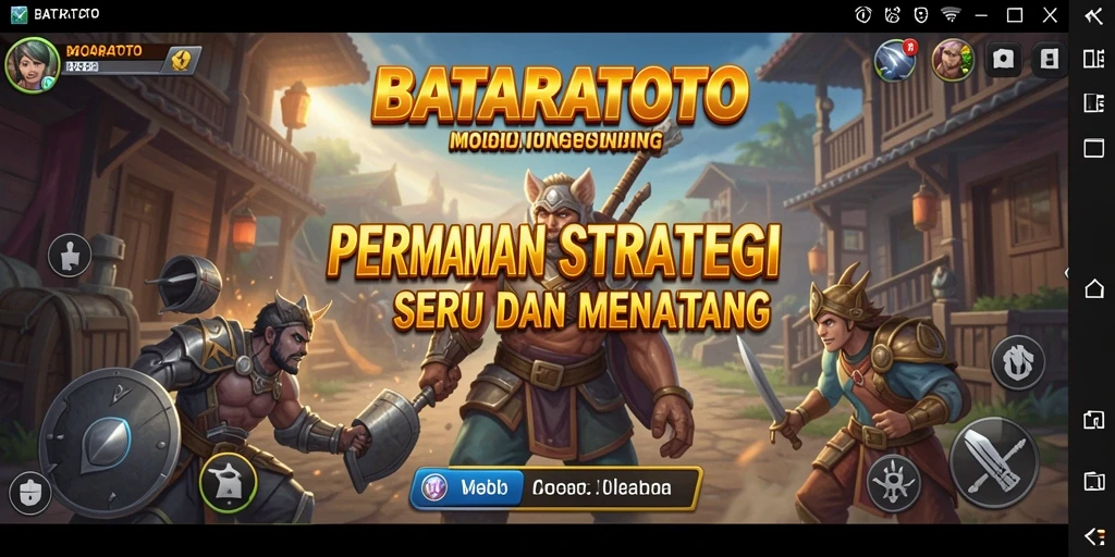 Tampilan gameplay menegangkan di BATARATOTO dengan strategi yang memikat.
