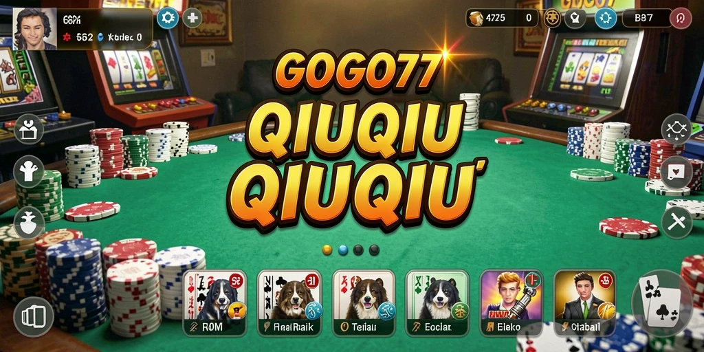 Tampilan gameplay QiuQiu yang menarik dan kompetitif.