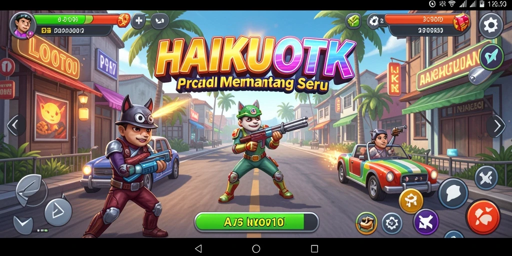 Tampilan gameplay HAIKUOTK yang menarik dan mendebarkan.