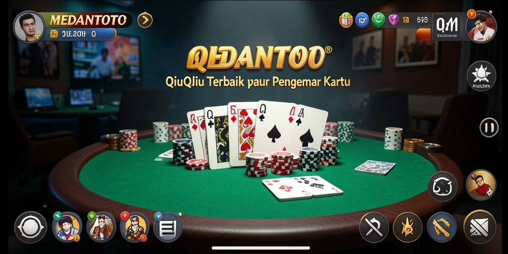 Tampilan gameplay QiuQiu yang seru dan interaktif.
