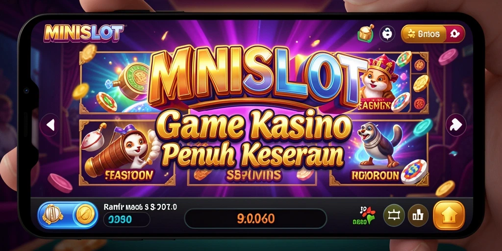 Tampilan gameplay slot MINISLOT yang penuh warna dan menarik.
