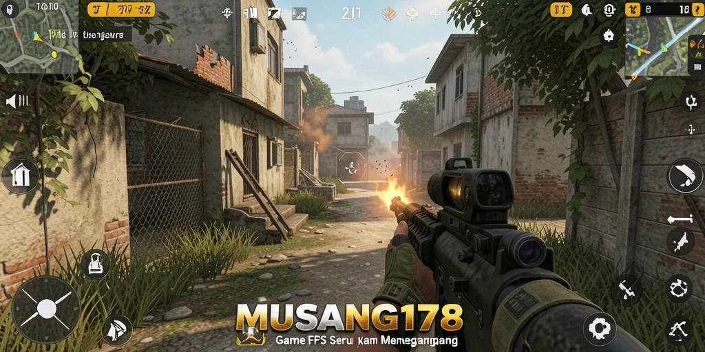 Gameplay intens dalam MUSANG178 memperlihatkan aksi menegangkan.