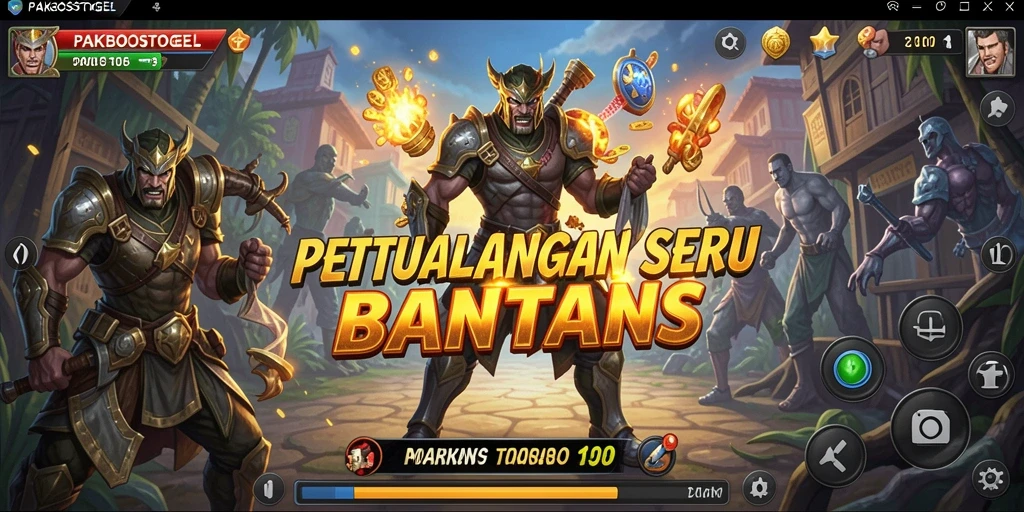 Screenshot menunjukkan momen gameplay petualangan yang mendebarkan.