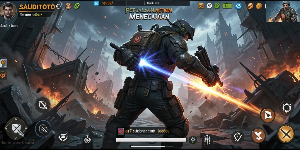 Gameplay SAUDITOTO yang seru dan penuh aksi.