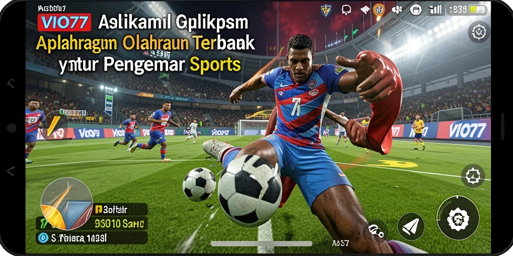 Tampilan menarik dari gameplay olahraga VIO77 yang dinamis.