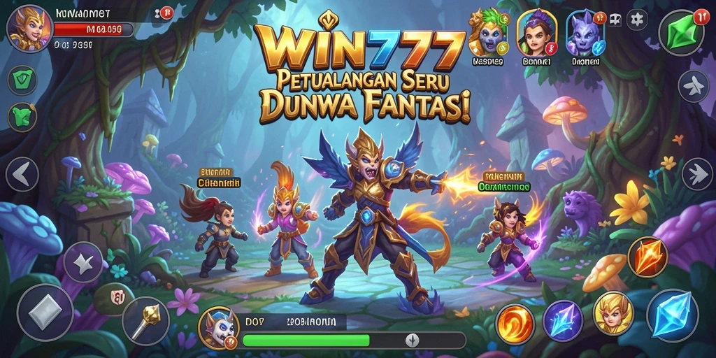 Screenshot gameplay WIN777 menampilkan aksi petualangan seru dengan grafis menawan.